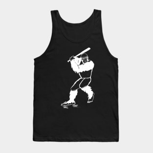 Bigfoot Baseball Player Tank Top